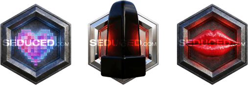 Preview of fetish badges and ranks inside Seduced