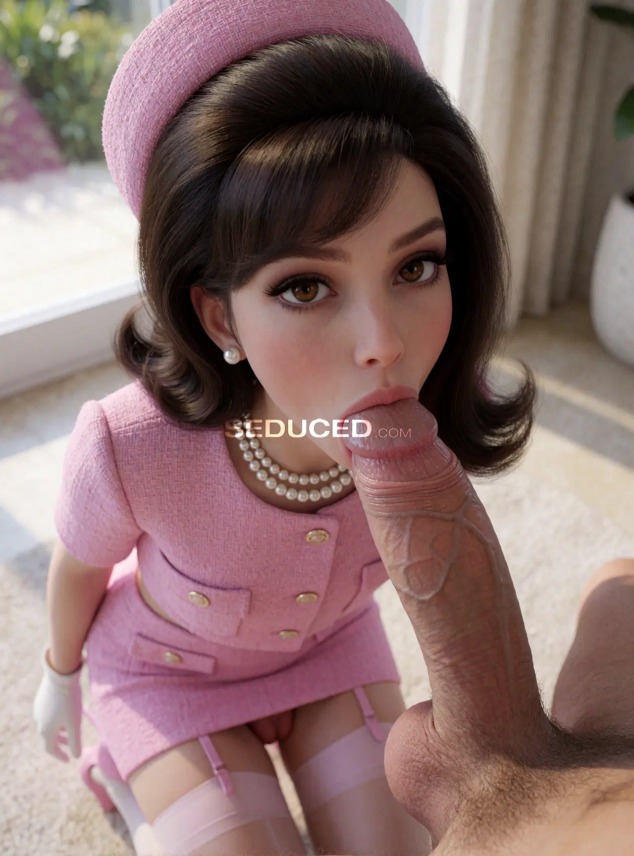 3D porn image: pov blowjob, natural light photography, realistic skin texture, subtle skin detail, candid photo, natural color, Highly stylized realism, high quality octane render, flawless ed artwork, extremely…